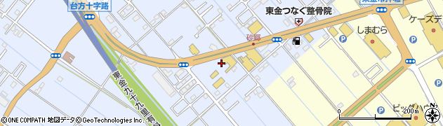 千葉県東金市台方850周辺の地図