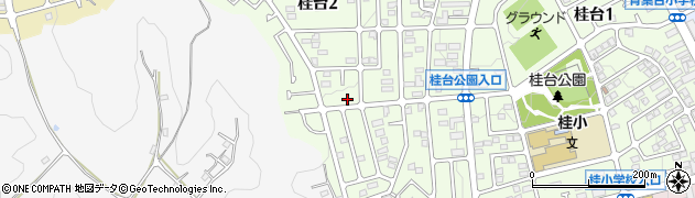 神奈川県横浜市青葉区桂台2丁目17-20周辺の地図