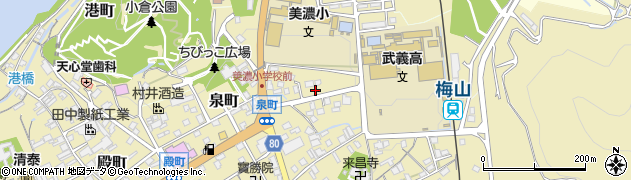 岐阜県美濃市27周辺の地図