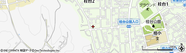 神奈川県横浜市青葉区桂台2丁目17-19周辺の地図
