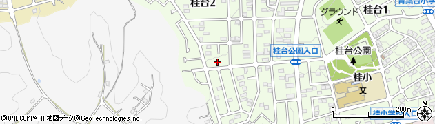 神奈川県横浜市青葉区桂台2丁目17-2周辺の地図