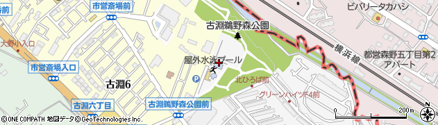 神奈川県相模原市南区鵜野森1丁目25周辺の地図