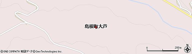 島根県松江市島根町大芦周辺の地図
