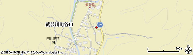 岐阜県関市武芸川町谷口1504周辺の地図