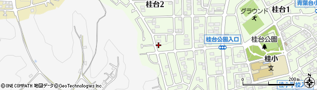神奈川県横浜市青葉区桂台2丁目17-3周辺の地図