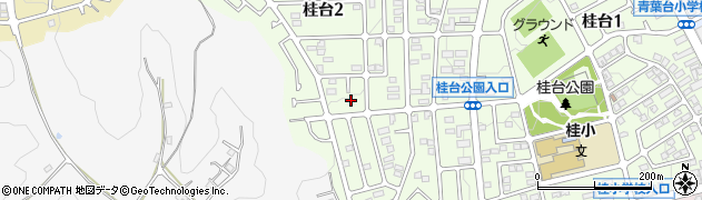 神奈川県横浜市青葉区桂台2丁目17-22周辺の地図