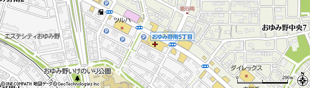 ヤオコーおゆみ野店周辺の地図