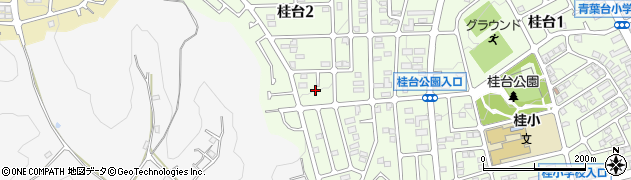 神奈川県横浜市青葉区桂台2丁目17-17周辺の地図
