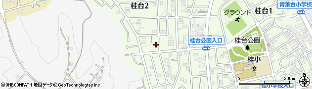 神奈川県横浜市青葉区桂台2丁目17-14周辺の地図