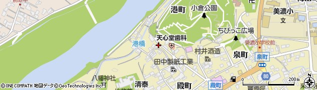 岐阜県美濃市1534周辺の地図