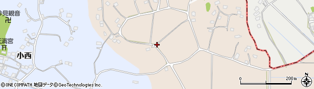 千葉県大網白里市養安寺周辺の地図