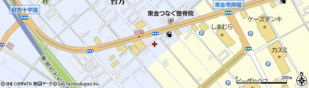 千葉県東金市台方809周辺の地図
