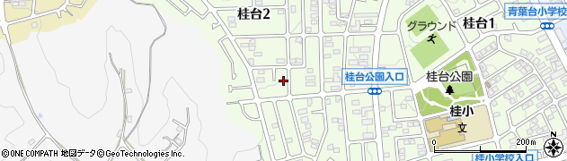 神奈川県横浜市青葉区桂台2丁目17-13周辺の地図