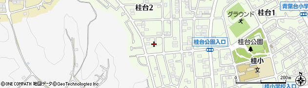 神奈川県横浜市青葉区桂台2丁目17-28周辺の地図