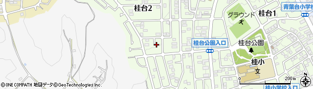 神奈川県横浜市青葉区桂台2丁目17-27周辺の地図