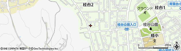 神奈川県横浜市青葉区桂台2丁目17-4周辺の地図