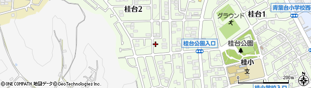 神奈川県横浜市青葉区桂台2丁目16-2周辺の地図