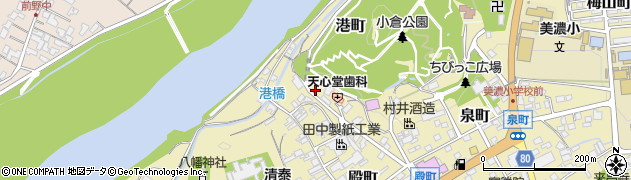 岐阜県美濃市1534-3周辺の地図