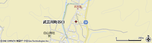 岐阜県関市武芸川町谷口1536周辺の地図