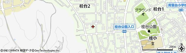 神奈川県横浜市青葉区桂台2丁目17-9周辺の地図