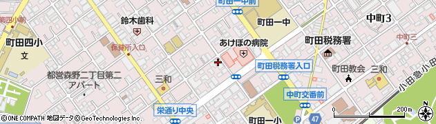 登臨美術学院町田校周辺の地図