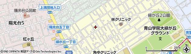 神奈川県相模原市中央区緑が丘1丁目周辺の地図