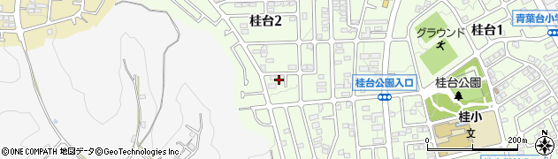 神奈川県横浜市青葉区桂台2丁目17-8周辺の地図