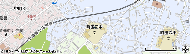 町田市立町田第二中学校周辺の地図