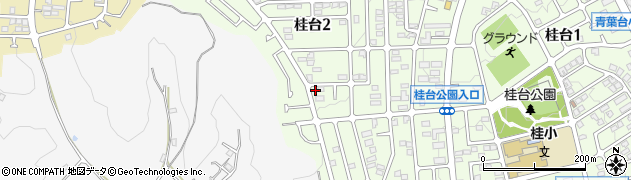 神奈川県横浜市青葉区桂台2丁目17-5周辺の地図