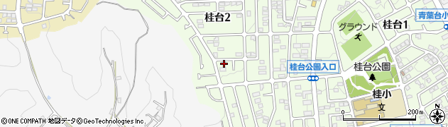 神奈川県横浜市青葉区桂台2丁目17-6周辺の地図