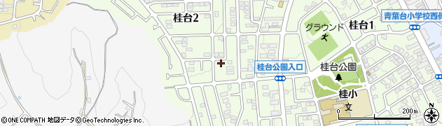 神奈川県横浜市青葉区桂台2丁目16-24周辺の地図