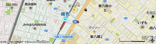 三井住友銀行六郷支店 ＡＴＭ周辺の地図