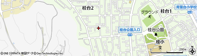 神奈川県横浜市青葉区桂台2丁目17-10周辺の地図