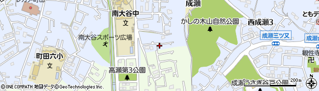 東京都町田市南大谷937-8周辺の地図