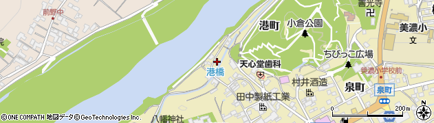岐阜県美濃市1490-1周辺の地図