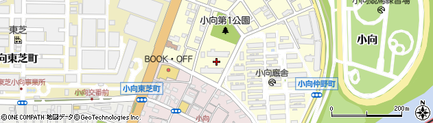 神奈川県川崎市幸区小向仲野町14周辺の地図