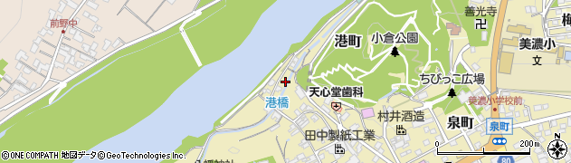 岐阜県美濃市1490周辺の地図