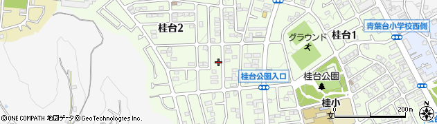 神奈川県横浜市青葉区桂台2丁目16-19周辺の地図