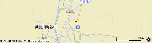 岐阜県関市武芸川町谷口1546周辺の地図