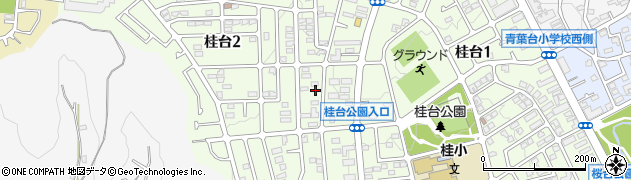 神奈川県横浜市青葉区桂台2丁目15-15周辺の地図