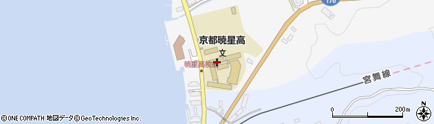 京都暁星高等学校周辺の地図