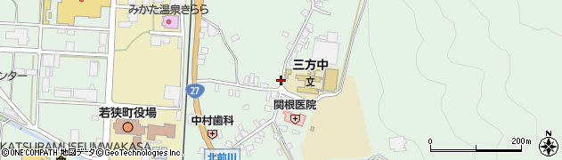 三方中学校周辺の地図