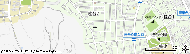 神奈川県横浜市青葉区桂台2丁目18-4周辺の地図
