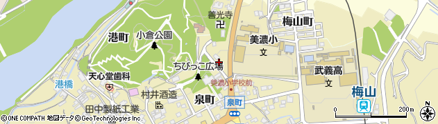 岐阜県美濃市1595周辺の地図