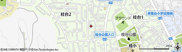 神奈川県横浜市青葉区桂台2丁目15-20周辺の地図