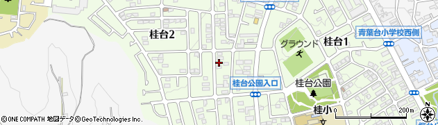 神奈川県横浜市青葉区桂台2丁目15-18周辺の地図