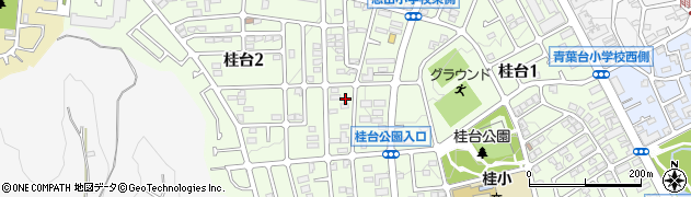 神奈川県横浜市青葉区桂台2丁目15-13周辺の地図