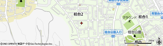 神奈川県横浜市青葉区桂台2丁目18-12周辺の地図