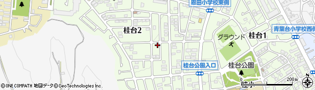 神奈川県横浜市青葉区桂台2丁目16-8周辺の地図