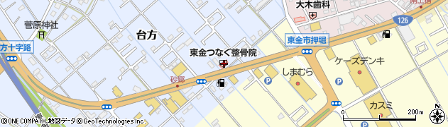 千葉県東金市台方772周辺の地図